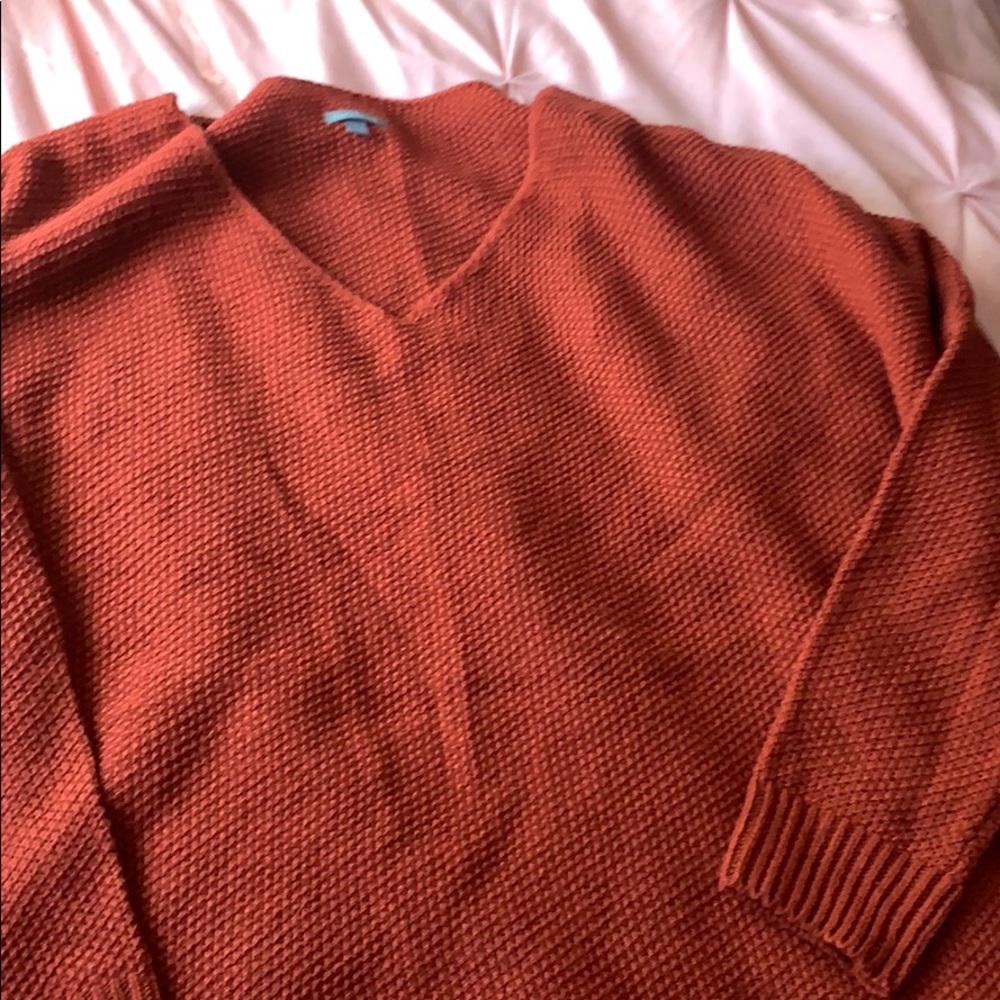 red sweater
